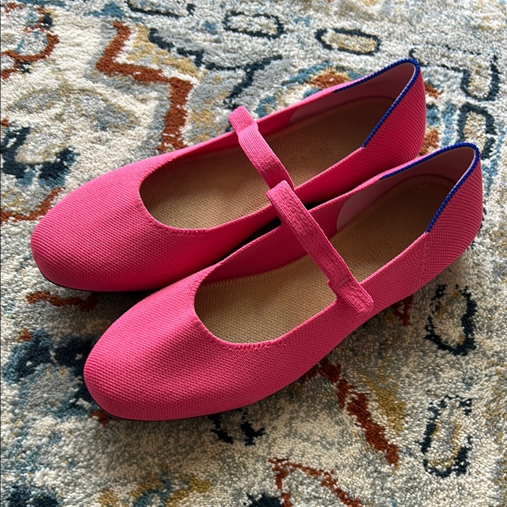 Rothy's - The Square Mary Jane in Pink
